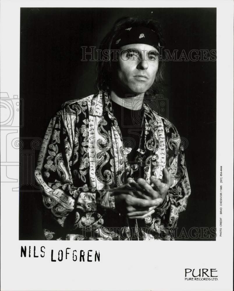 1995 Press Photo Nils Lofgren, recording artist - lrp86257- Historic Images