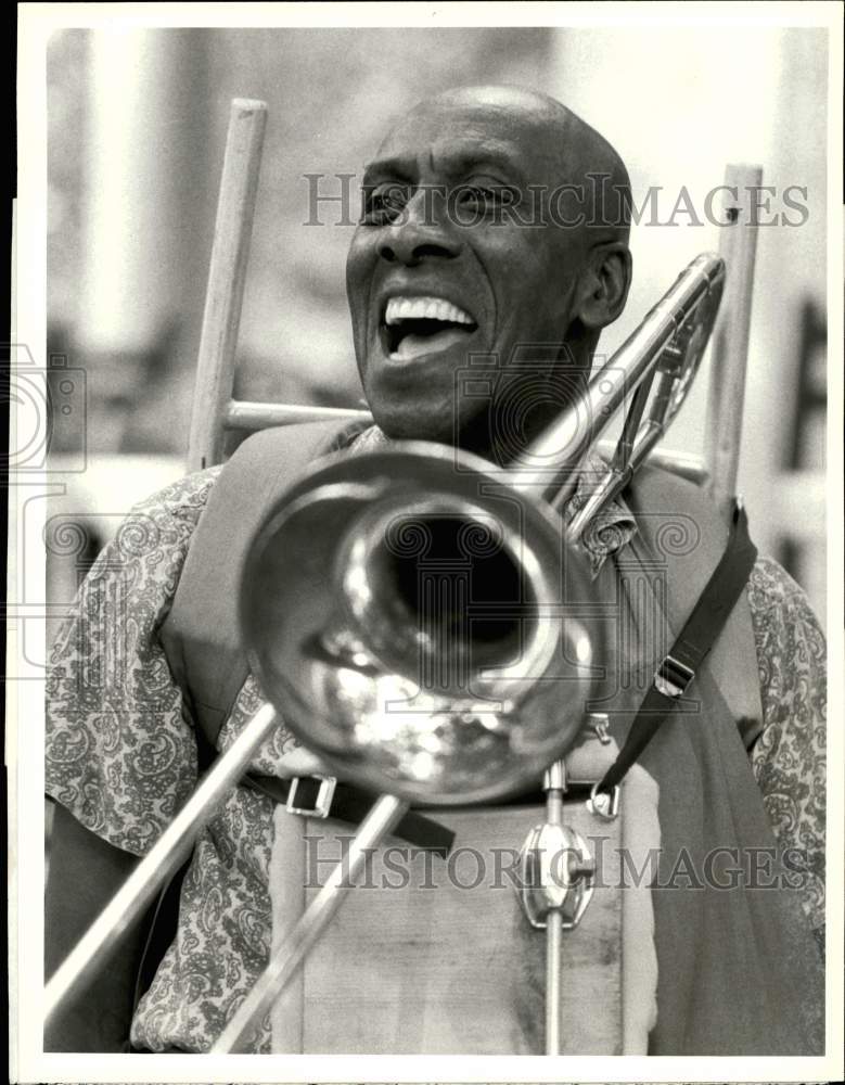 1980 Press Photo Actor Scatman Crothers in &quot;Sunshine&#39;s On the Way&quot; - lrp87628- Historic Images