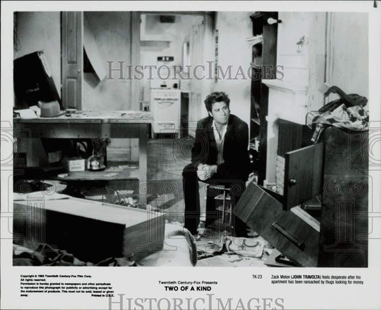 1983 Press Photo Actor John Travolta in "Two of a Kind" Movie - lrp87817- Historic Images