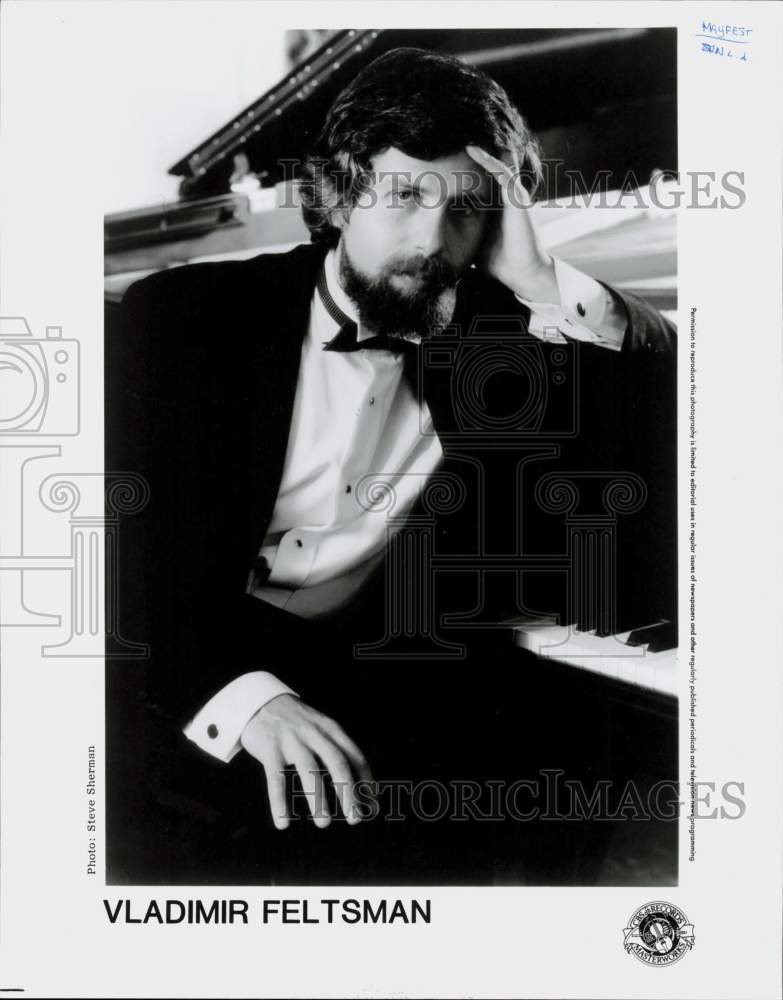 1988 Press Photo Vladimir Feltsman, Pianist - lrp88219- Historic Images