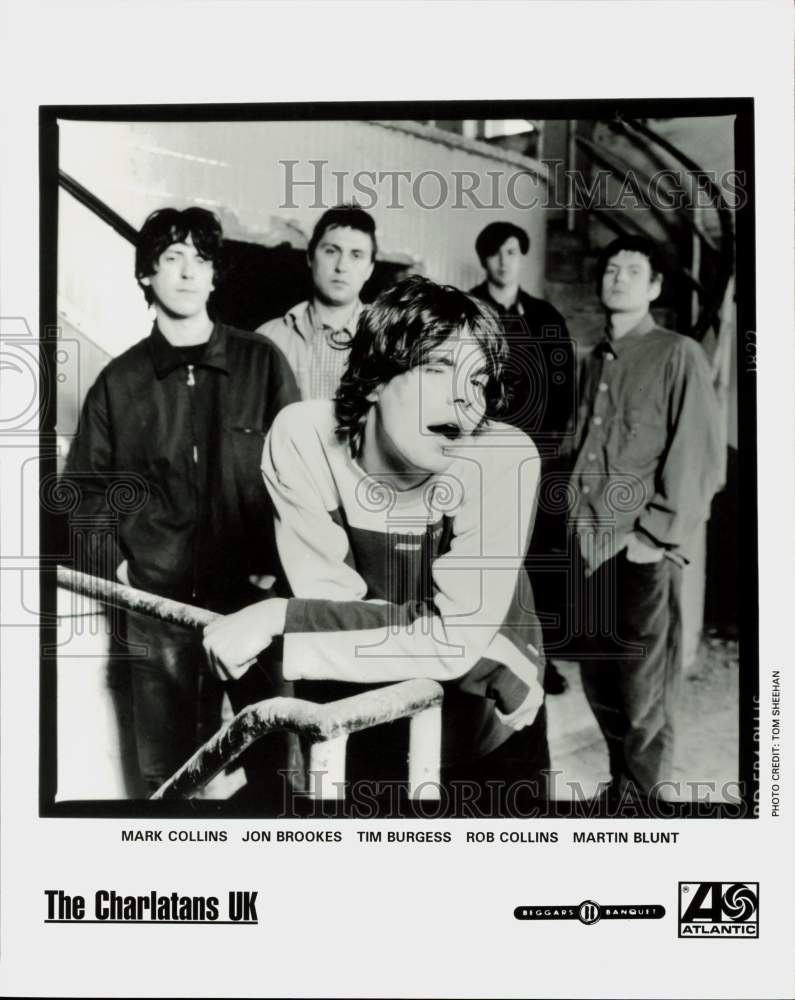 Press Photo The Charlatans UK, Music Group - lrp90150- Historic Images