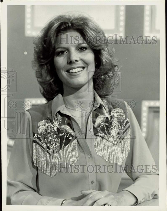 1981 Press Photo Lee Menning, Dealer/Hostess on "Las Vegas Gambit" Game Show- Historic Images