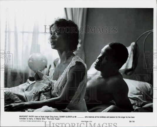 1985 Press Photo Margaret Avery & Danny Glover in "The Color Purple" Movie- Historic Images