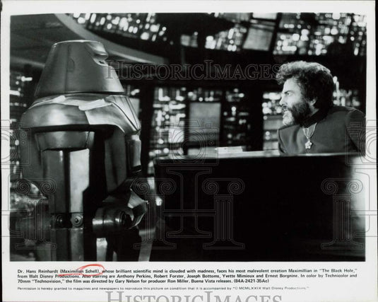1979 Press Photo Actor Maximilian Schell in 
