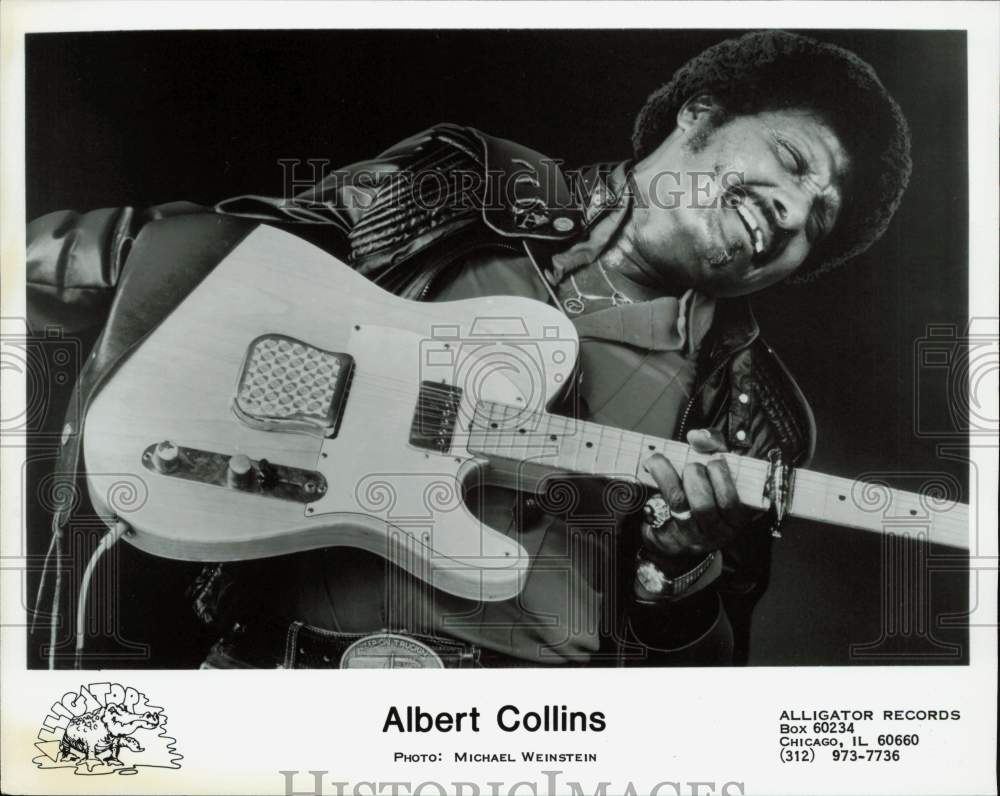 Press Photo Musician Albert Collins - lrp91211- Historic Images