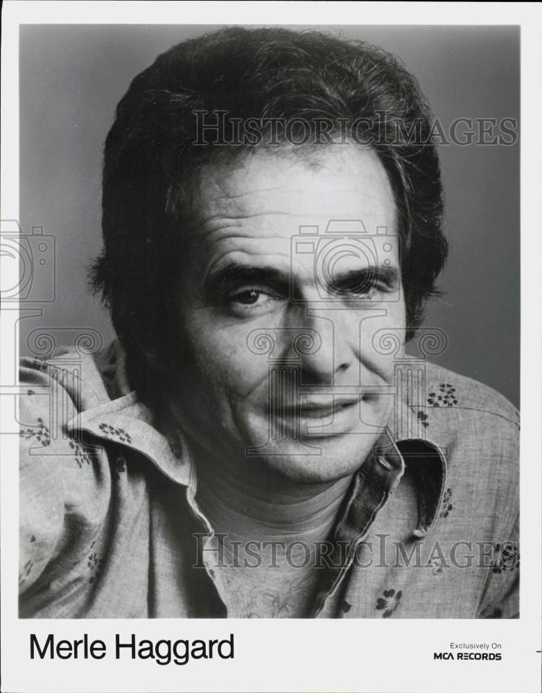 Press Photo Singer Merle Haggard - lrp94102- Historic Images