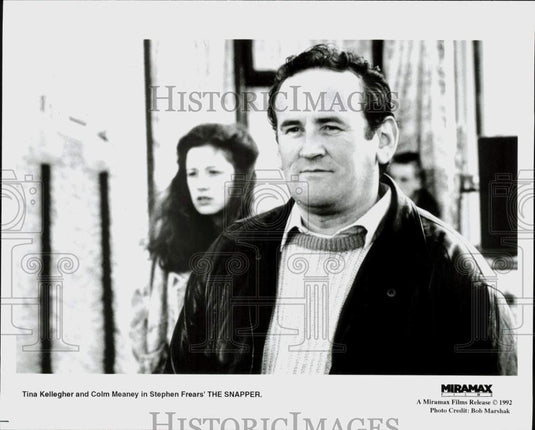 1992 Press Photo Tina Kellegher, Colm Meaney in Stephen Frears' "The Snapper"- Historic Images