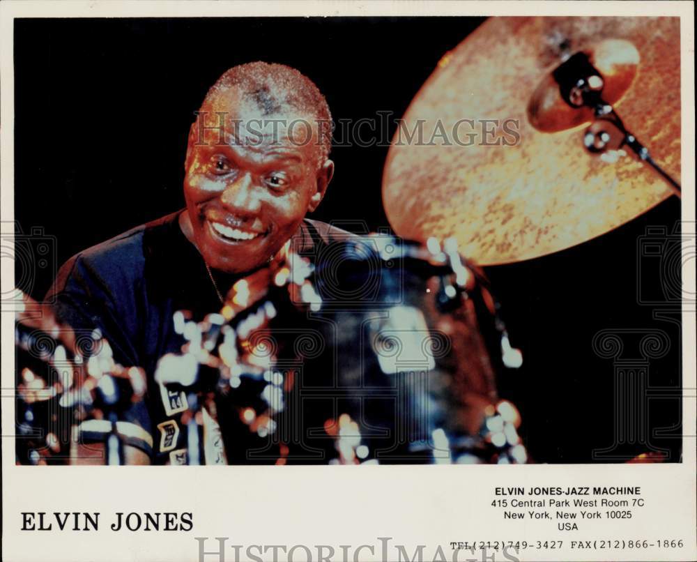 1996 Press Photo Musician Elvin Jones - lrp96534- Historic Images