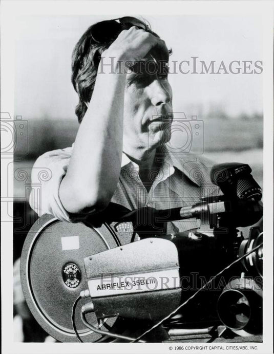 1986 Press Photo Donald Wrye, Writer, Director, Executive Producer of "Amerika"- Historic Images
