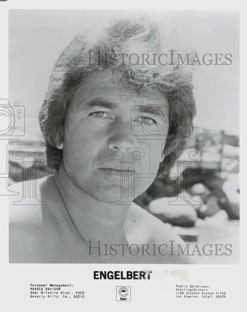 1980 Press Photo Singer Engelbert Humperdinck - lrp97635- Historic Images