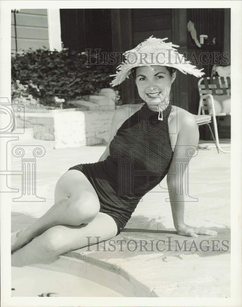 1958 Press Photo Actress Jolene Brand, Star of &quot;Zorro&quot; - lrq00190- Historic Images