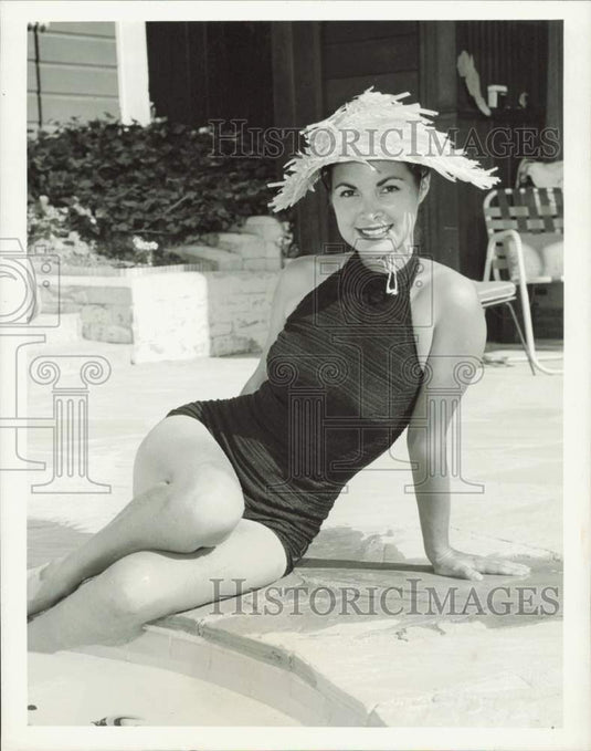 1958 Press Photo Actress Jolene Brand, Star of "Zorro" - lrq00190- Historic Images