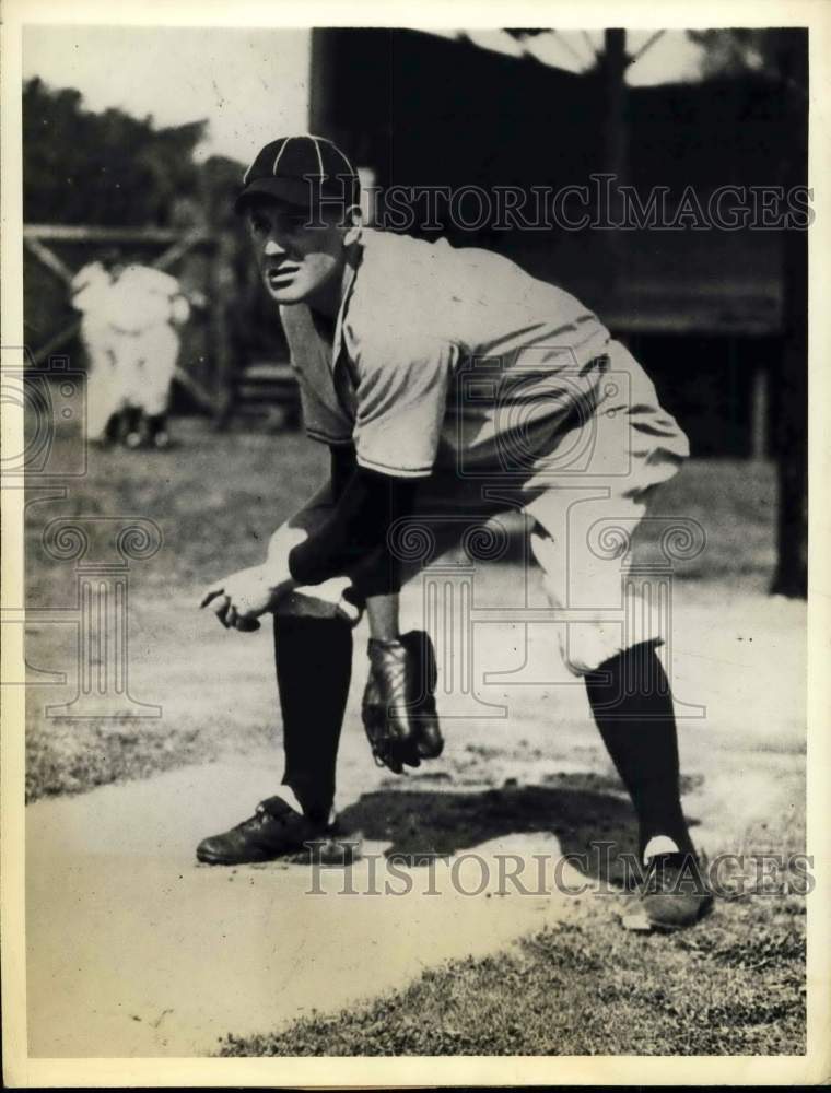 1930 Press Photo Pitching Ace Carl Fischer May Become A New York Giant- Historic Images