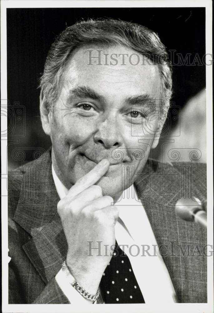 1982 Press Photo Alexander Haig during Senate confirmation hearings - lrs20781- Historic Images