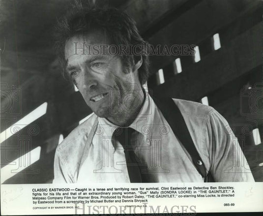 1978 Press Photo Clint Eastwood as Detective Ben in "The Gauntlet" - lrx02717- Historic Images