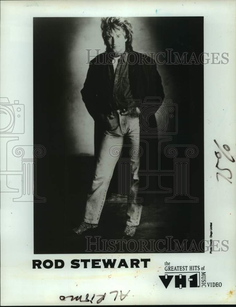 1994 Press Photo Singer Rod Stewart - lrx03967- Historic Images