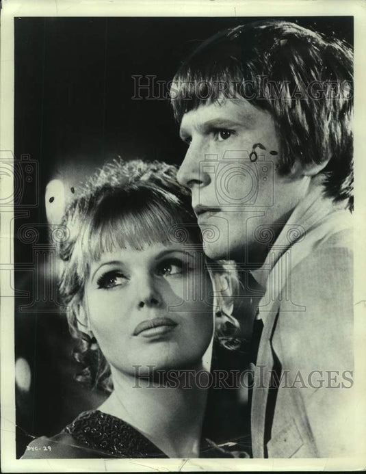 1970 Press Photo Romy Schneider and Donald Houston in "Don't You Cry"- Historic Images