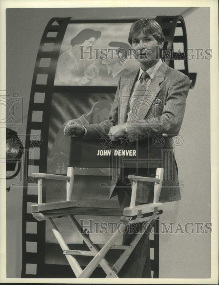 1985 Press Photo Singer John Denver - lrx04617- Historic Images