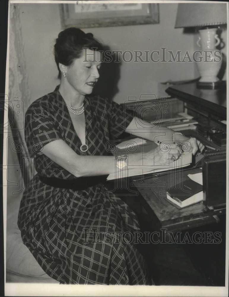 1960 Press Photo Actress Cornelia Otis Skinner Calls Herself Actress Who Writes- Historic Images