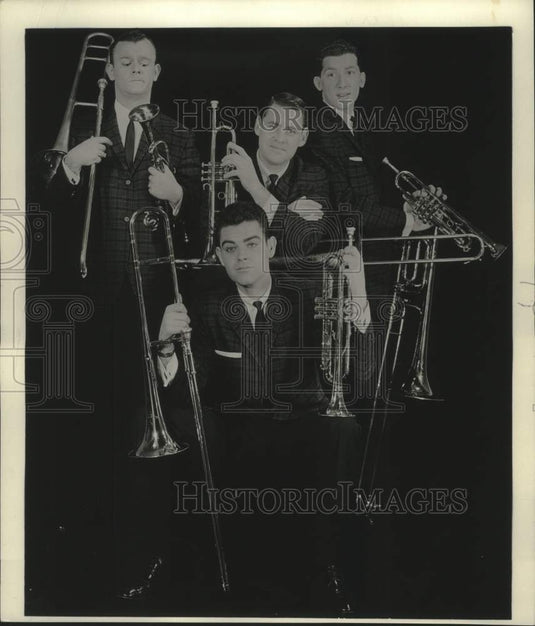1962 Press Photo The Four Saints Music Band featured on Ed Sullivan Show- Historic Images