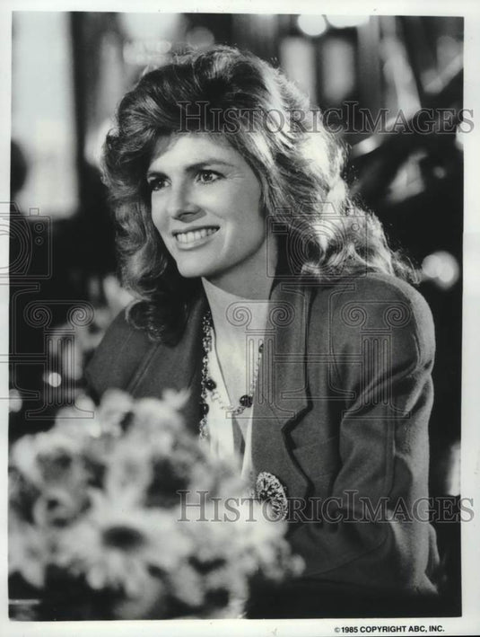 1985 Press Photo Katherine Ross in "Dynasty II The Colbys" on ABS Television- Historic Images
