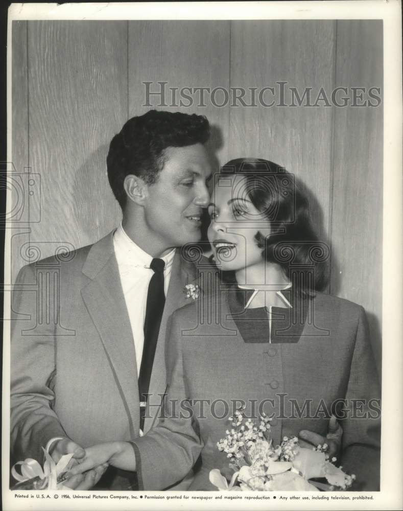 Press Photo Actor Robert Stack and Wife Rosemarie Bowe - lrx16426- Historic Images