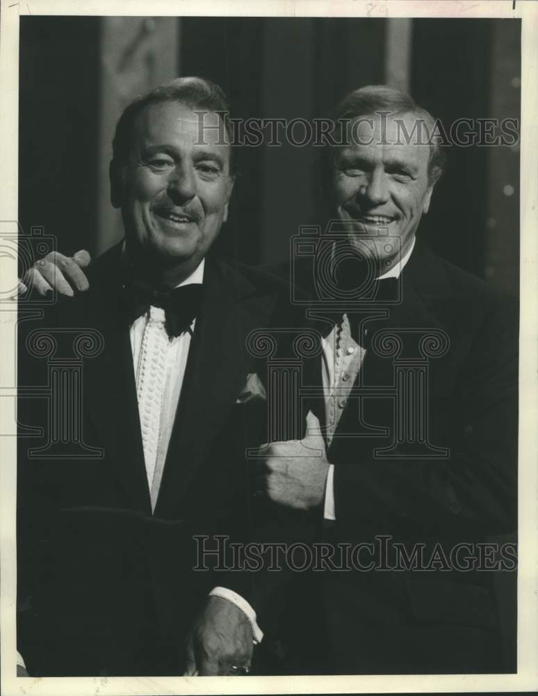 1979 Press Photo Tennessee Ernie Ford &amp; Eddie Arnold in &quot;Country Night of Stars&quot;- Historic Images