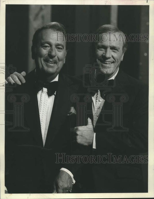 1979 Press Photo Tennessee Ernie Ford & Eddie Arnold in "Country Night of Stars"- Historic Images