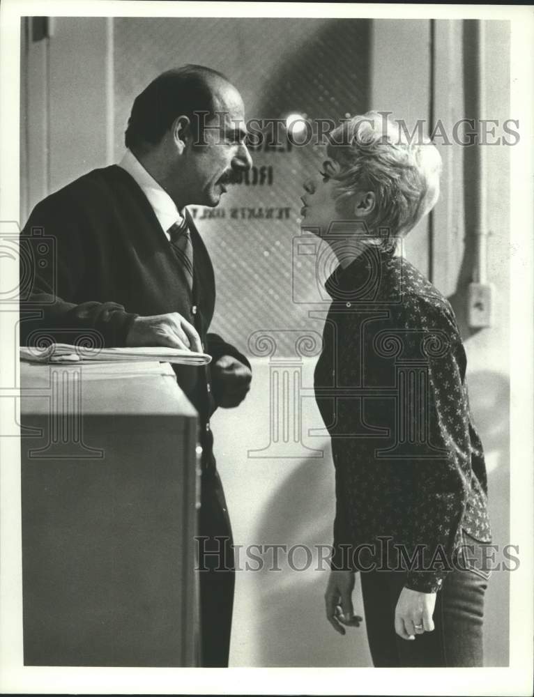 1970 Press Photo Herschel Bernardi, Shirley Jones in movie of the week- Historic Images