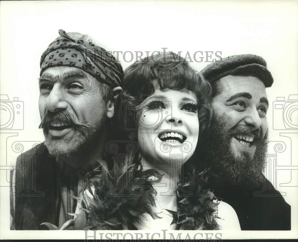 1969 Press Photo Herschel Bernardi &amp; Harry Coz Co-Star in &quot;The Ed Sullivan Show&quot;- Historic Images