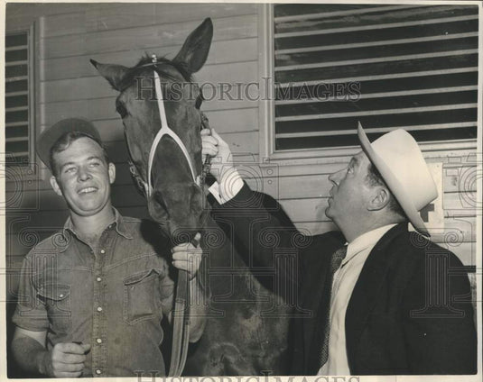 1950 Press Photo Frank McHugh Stars in "Three Men On A Horse" at Cirque Theater- Historic Images