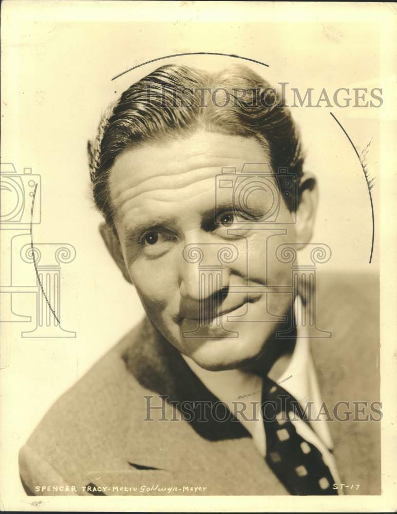 Press Photo Spencer Tracy Stars in &quot;Test Pilot&quot; - lrx20119- Historic Images