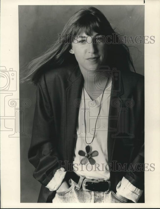 1991 Press Photo Mayim Bialik Stars in Title Role as Blossom Russo "Blossom"- Historic Images