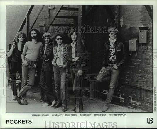 1981 Press Photo American rock band "Rockets - lrx33405- Historic Images