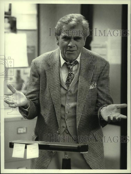 1989 Press Photo Alex Rocco in "The Famous Teddy Z" on CBS - lrx33887- Historic Images