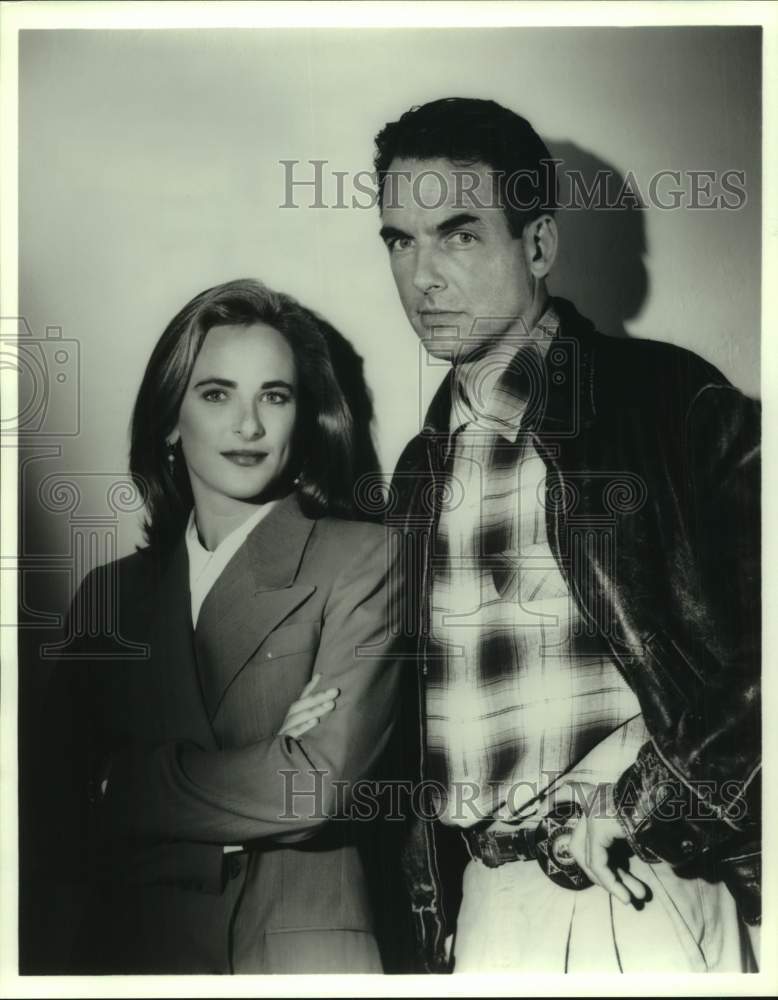 Press Photo Marlee Matlin &amp; Mark Harmon Return As Team in New Reasonable Doubt- Historic Images