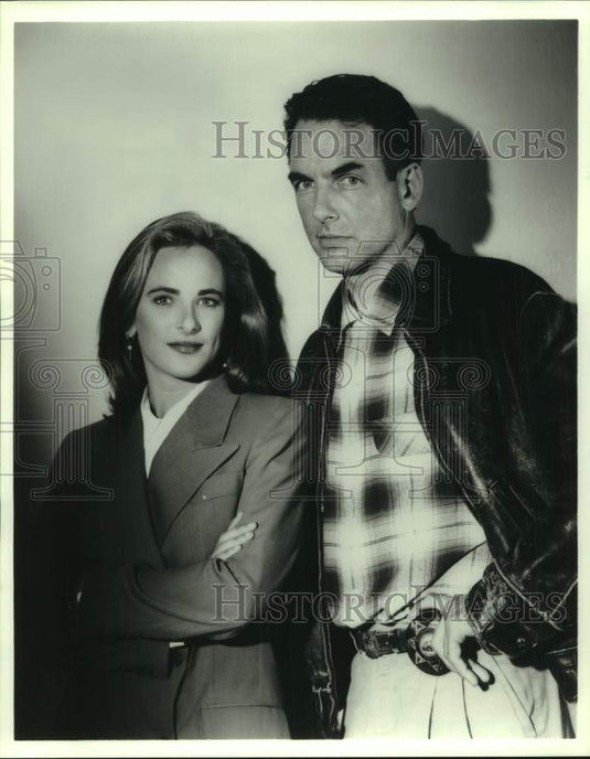 Press Photo Marlee Matlin & Mark Harmon Return As Team in New Reasonable Doubt- Historic Images