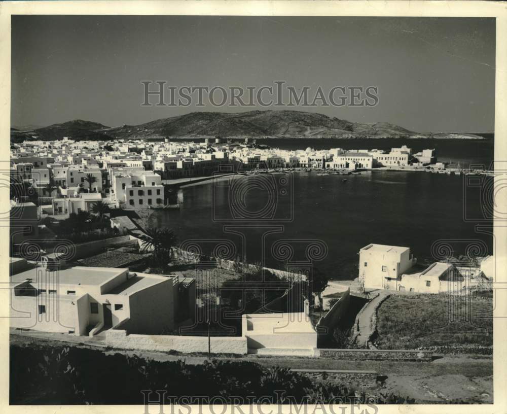 1957 Press Photo The Island of Mykonos in Greece - lrx44265- Historic Images