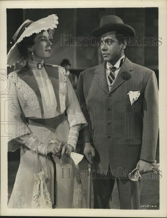 1952 Press Photo Jarmila Novotna & Mario Lanza star in "The Great Caruso"- Historic Images