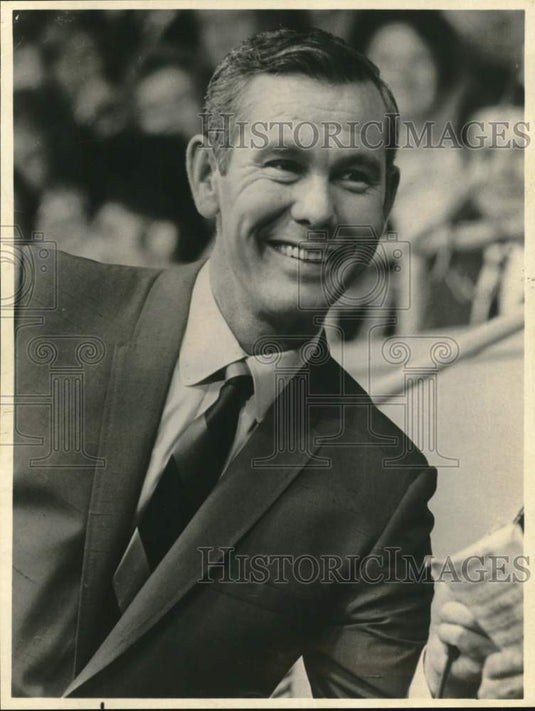 1967 Press Photo Johnny Carson, Television personality - lrx56997- Historic Images