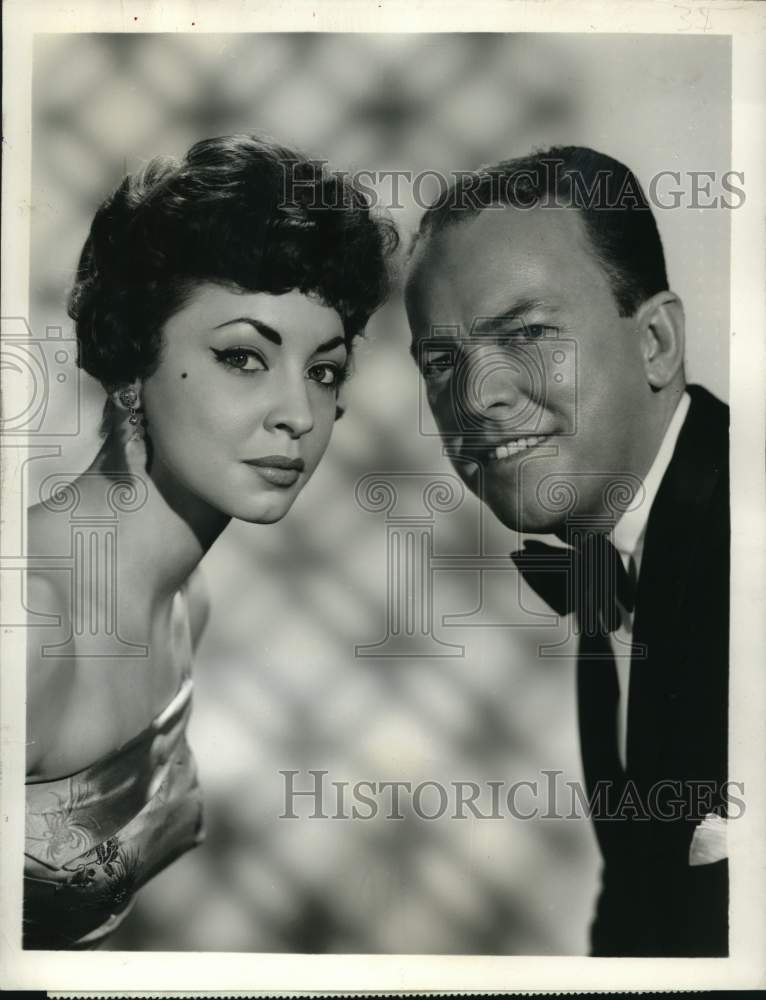 1959 Press Photo Phil Ford &amp; Mimi Hines with appear on &quot;The Ed Sullivan Show&quot;- Historic Images