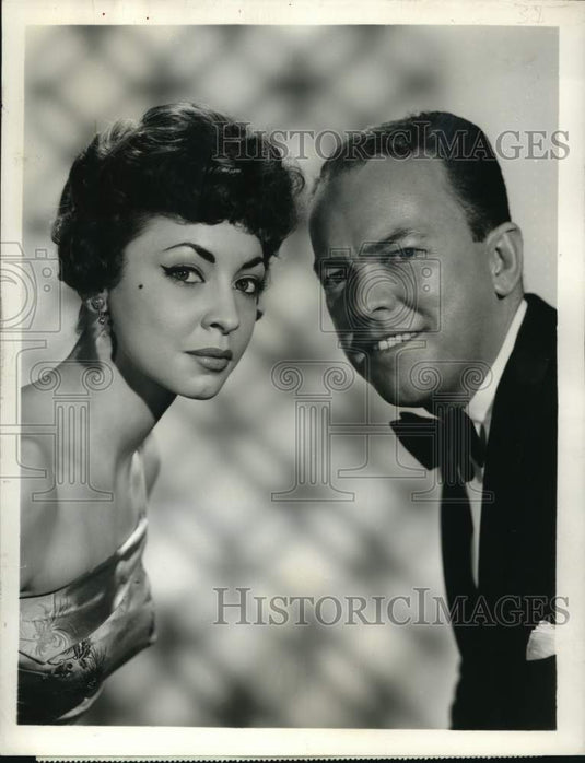 1959 Press Photo Phil Ford & Mimi Hines with appear on "The Ed Sullivan Show"- Historic Images