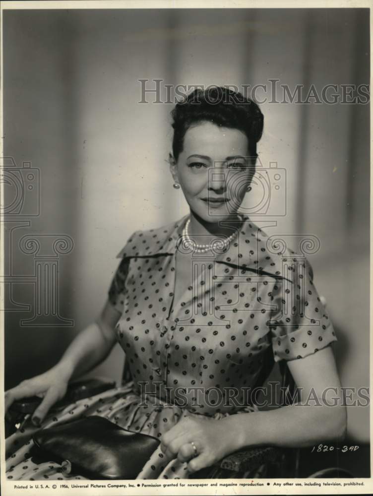 1956 Press Photo Sylvia Sidney stars in &quot;Behind The High Wall&quot; - lrx61924- Historic Images