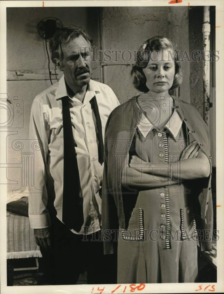 1974 Press Photo Shirley Knight Hopkins and Jason Robards in &quot;The Country Girl&quot;- Historic Images