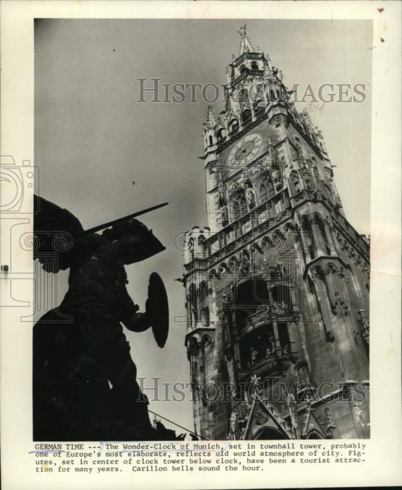 1978 Press Photo The Wonder-Clock in Munich, Germany - lrx63314- Historic Images