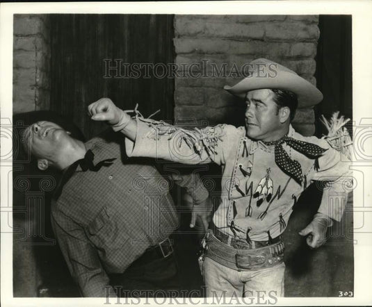 1955 Press Photo Dick Jones in "Buffalo Bill Jr." television series - lrx67854- Historic Images