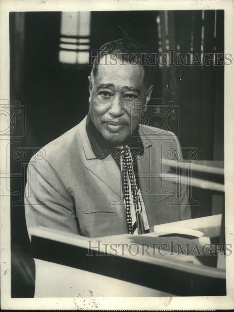 1970 Press Photo Pianist Duke Ellington on &quot;Happy Days&quot; - lrx71328- Historic Images