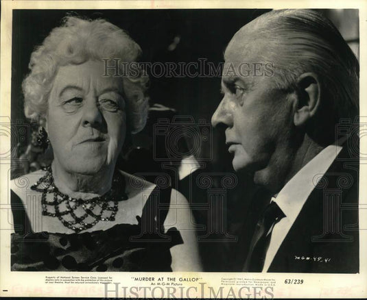 1963 Press Photo Margaret Rutherford stars in "Murder at the Gallop" - lrx73421- Historic Images