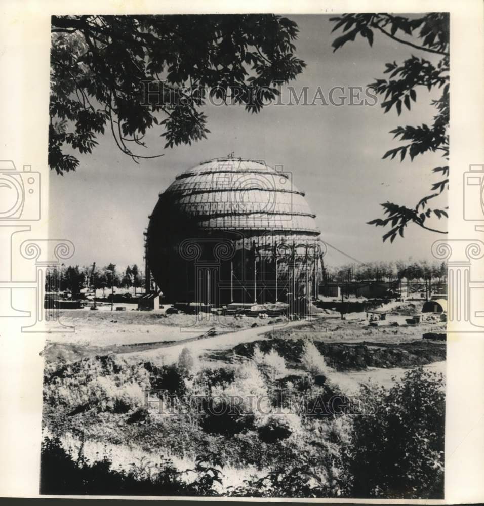 1953 Press Photo Atomic Power Plant housing near Schnectady New York - lrx73691- Historic Images