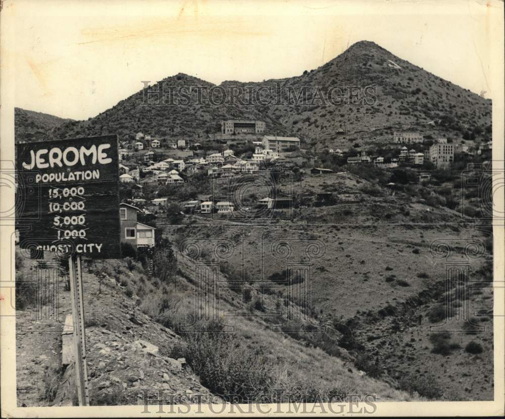 1972 Press Photo City of Jerome, ghost town in Arizona - lrx76807- Historic Images